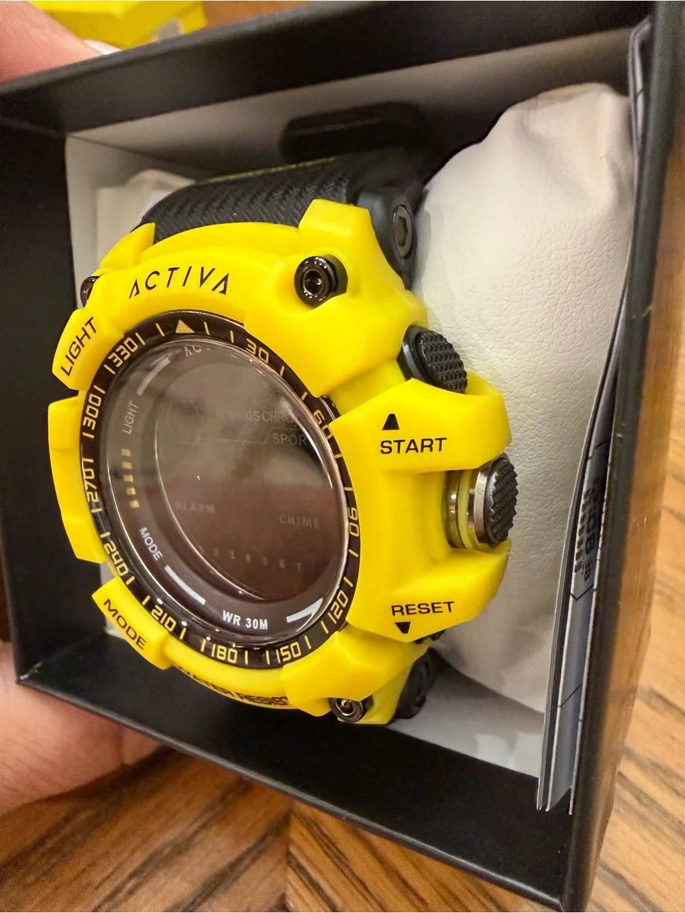 Invicta Activa Yellow and Black Digital Sports Watch - Water Resistant
